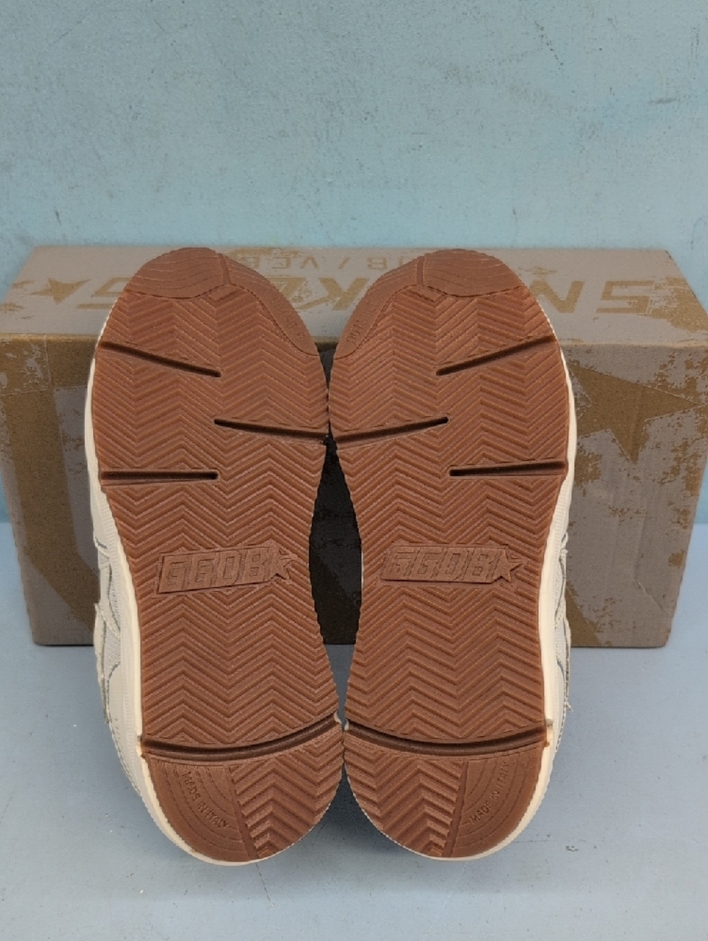 Golden Goose Superstar Platform Men's Running Sneakers Size 35 Optic White - Picture 10 of 12